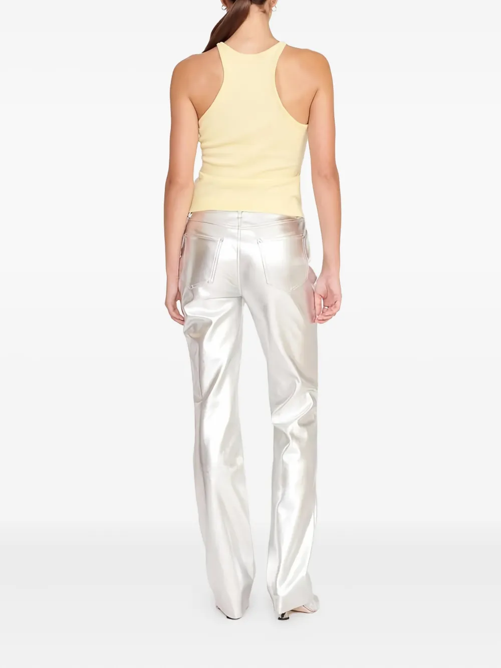 STAUD Broek met metallic-effect Zilver
