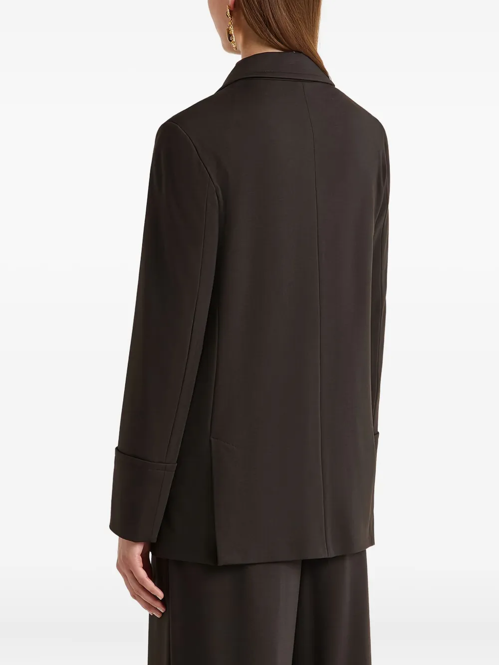 Maliparmi Button Flap-pocket Blazer In Brown