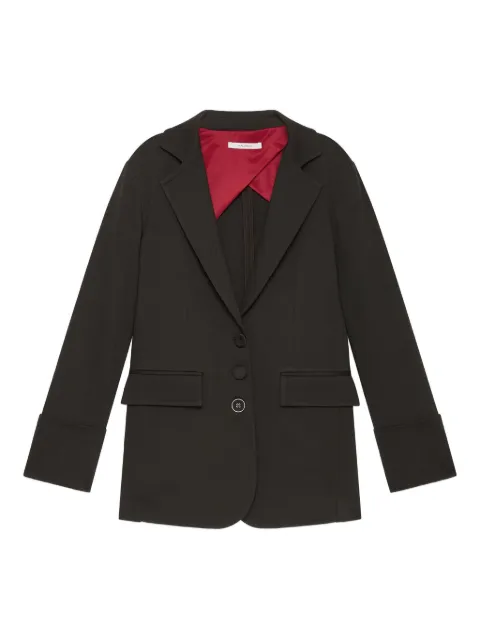 MALIPARMI blazer con bolsillos con colapa