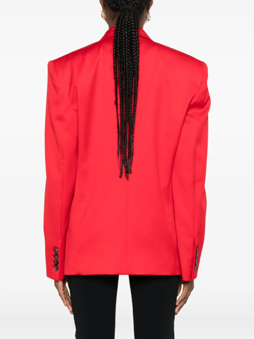 Stella McCartney Blazer met dubbele rij knopen Rood