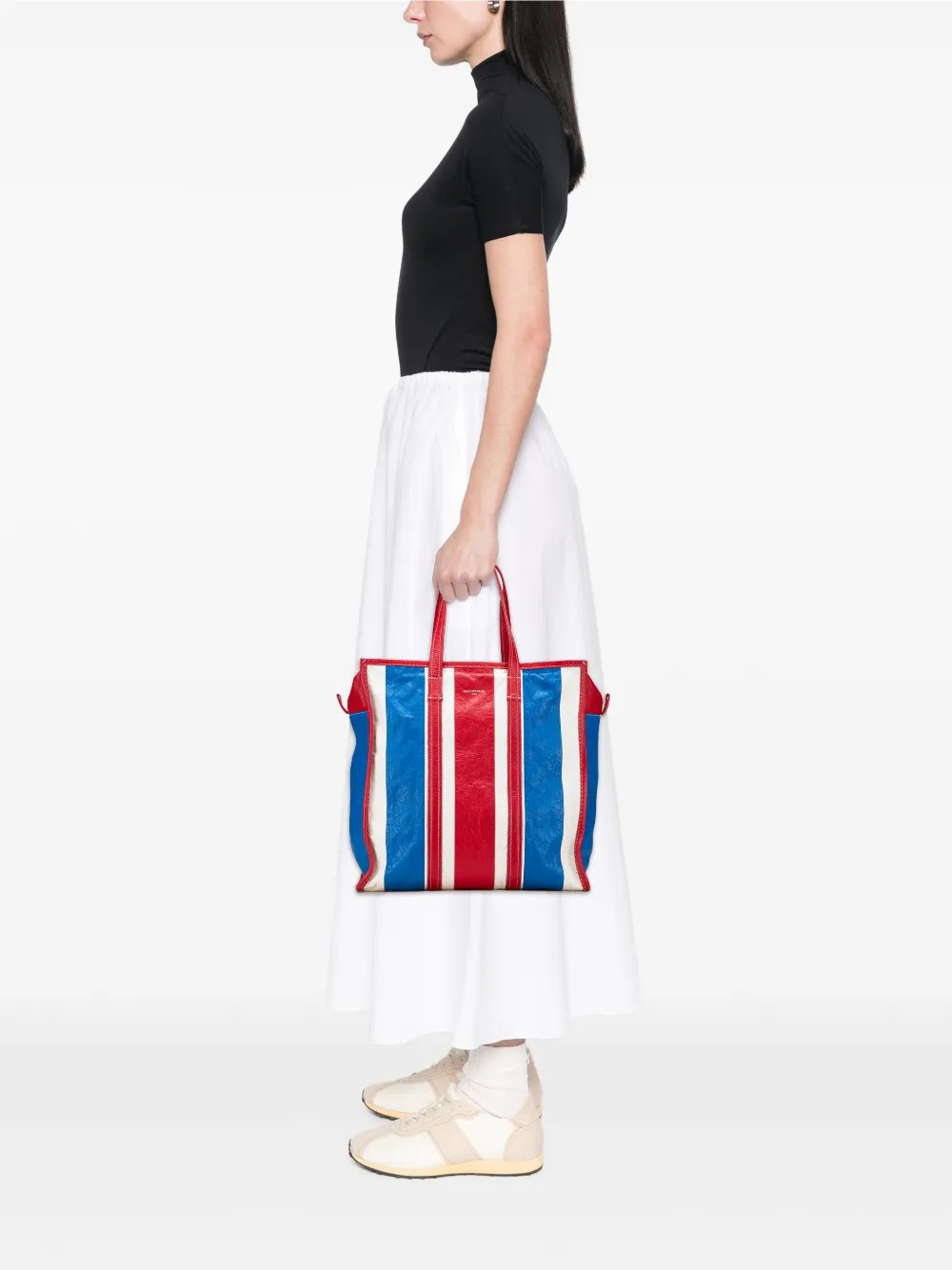 Balenciaga Pre-Owned 2018 M Lambskin Bazar Shopper satchel | Pre-Owned | Image 2