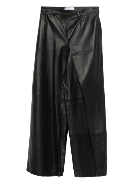 Giuseppe Di Morabito asymmetric leather trousers