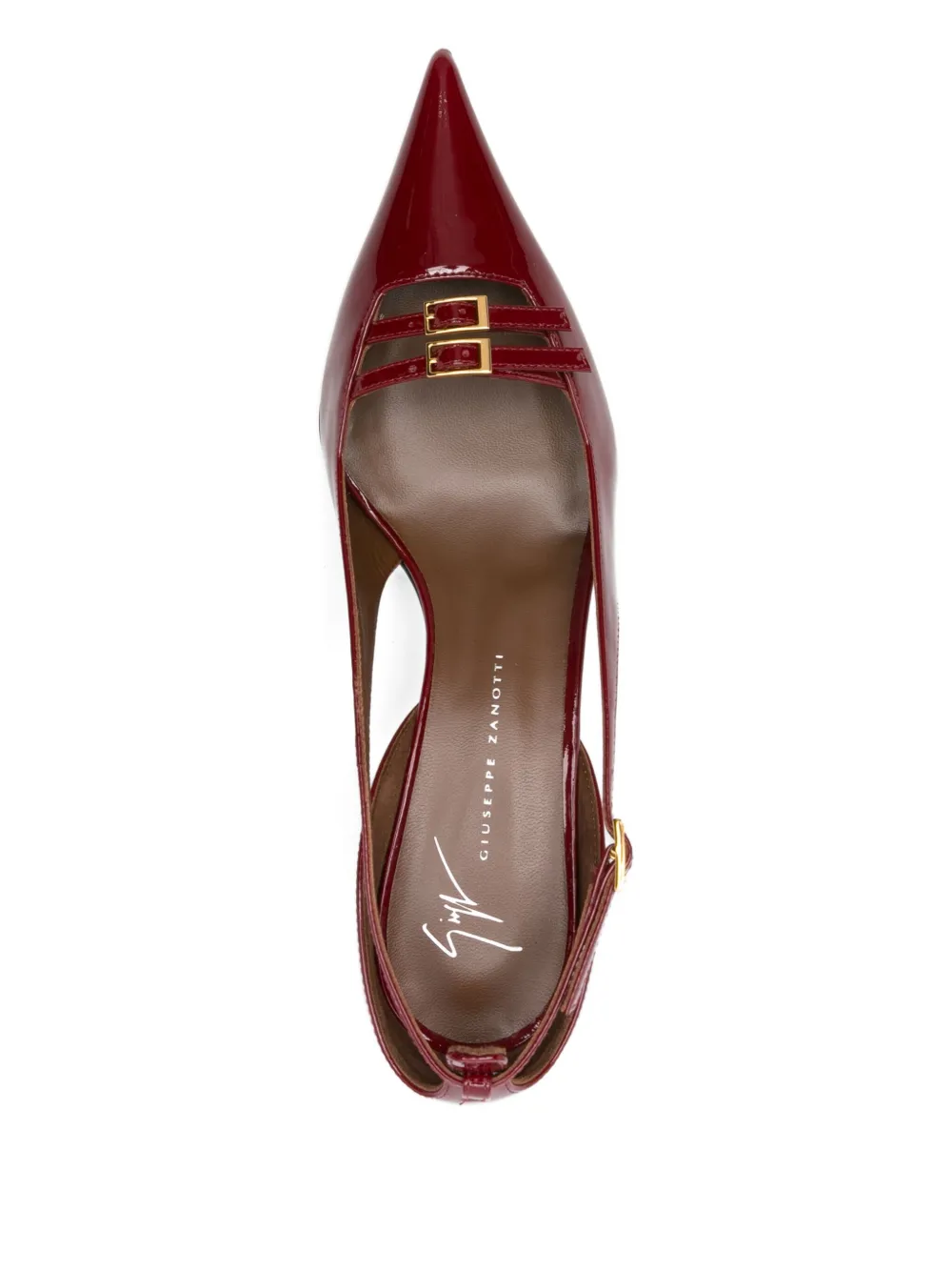 Giuseppe Zanotti 50mm Leather Heeled Pumps In Red