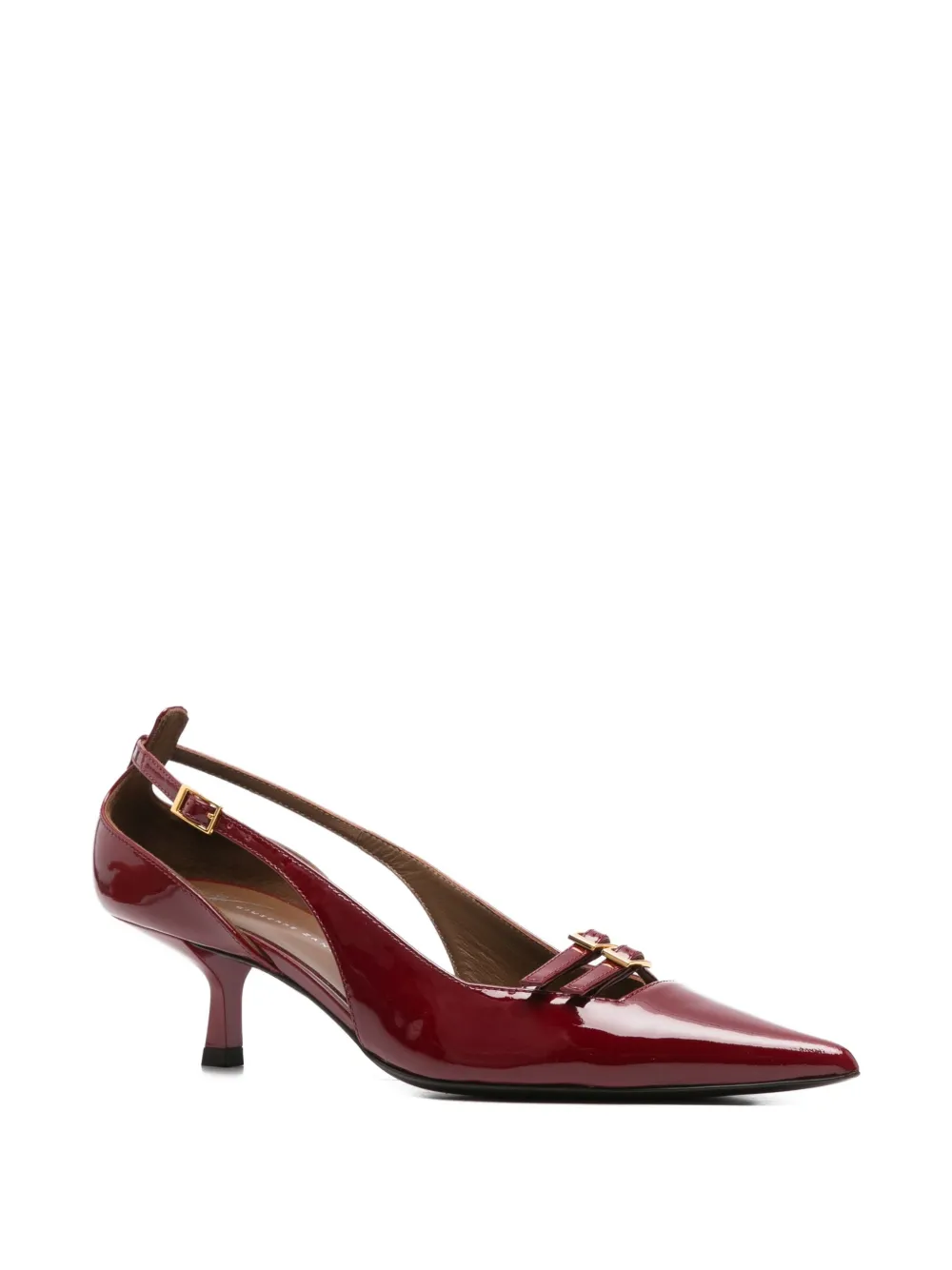 Giuseppe Zanotti 50mm Leather Heeled Pumps In Red