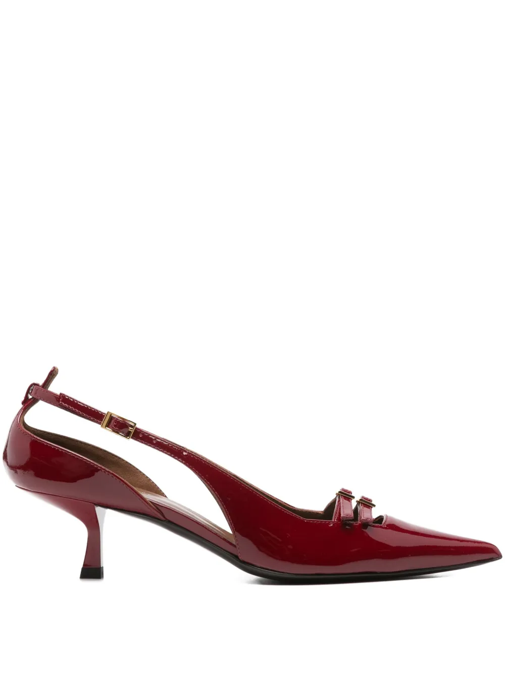 Giuseppe Zanotti 50 mm leren pumps met hak Rood