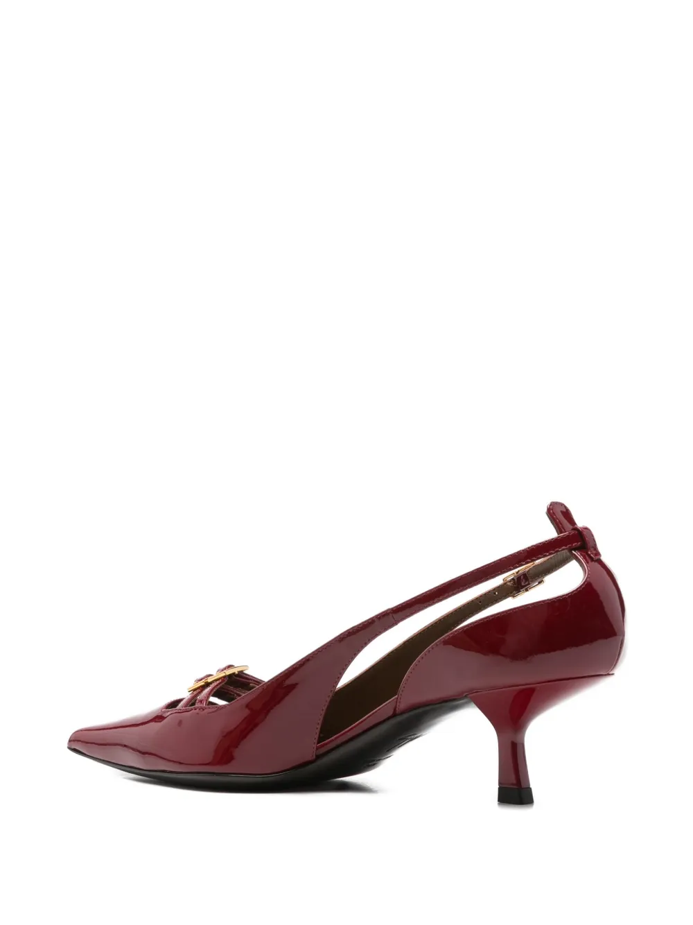 Giuseppe Zanotti 50mm Leather Heeled Pumps In Red