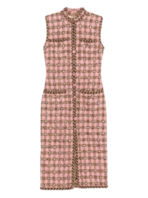 Giuseppe Di Morabito tweed check-pattern dress