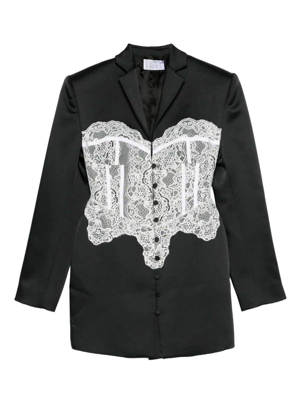 Giuseppe Di Morabito lace-panel jacket | Black | Image 1