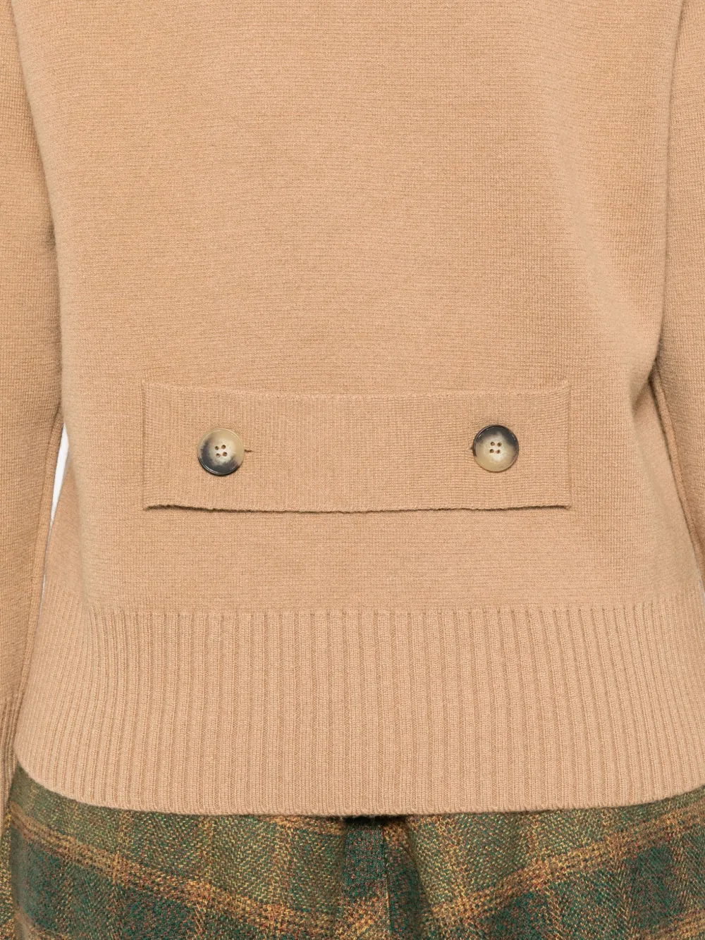 Alpha Studio Wool Coat In Brown