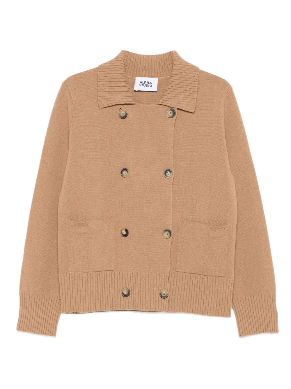 ALPHA STUDIO wool coat | Brown | Image 1