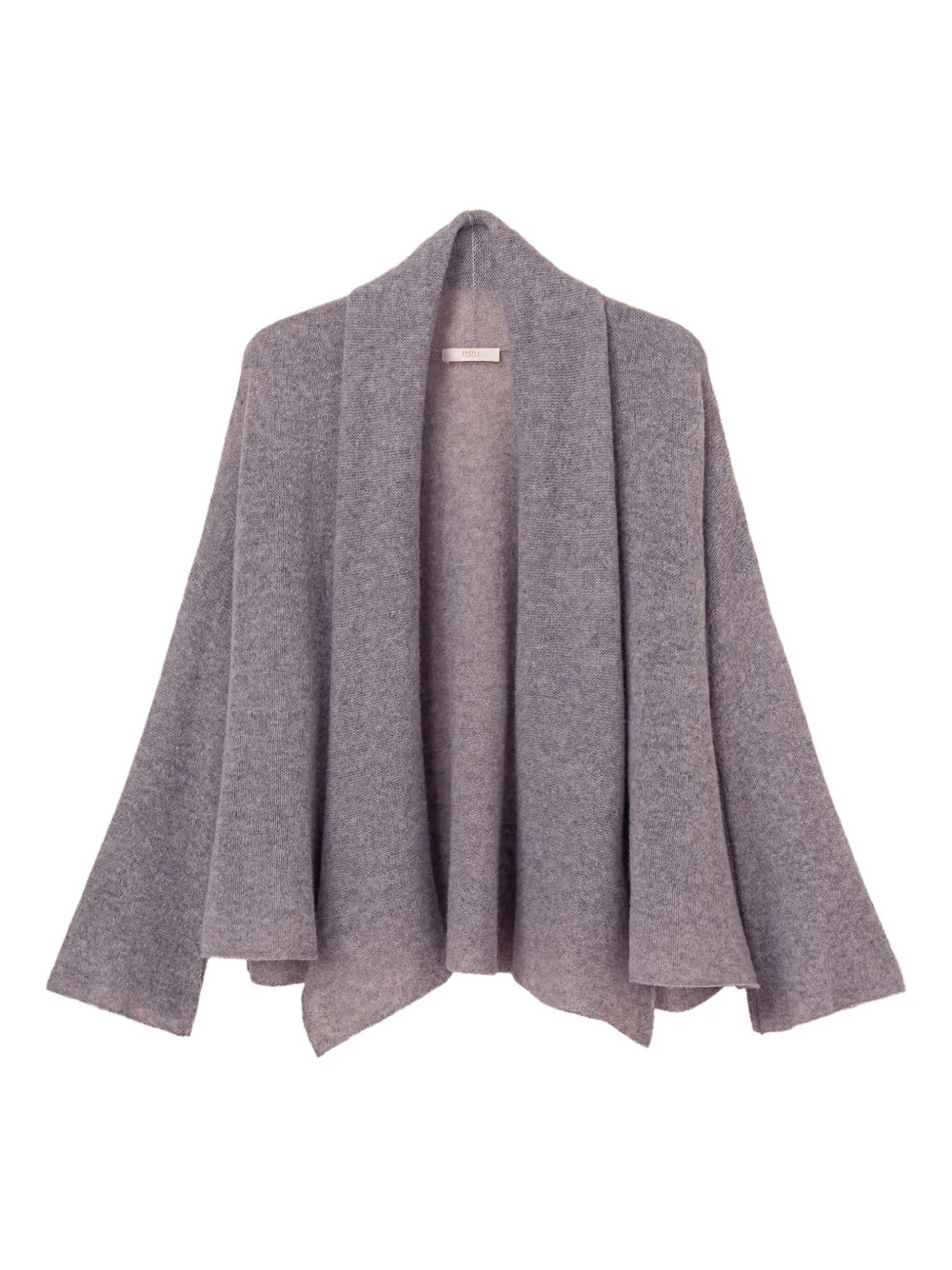 Fedeli Open Front Cardigan In Gold
