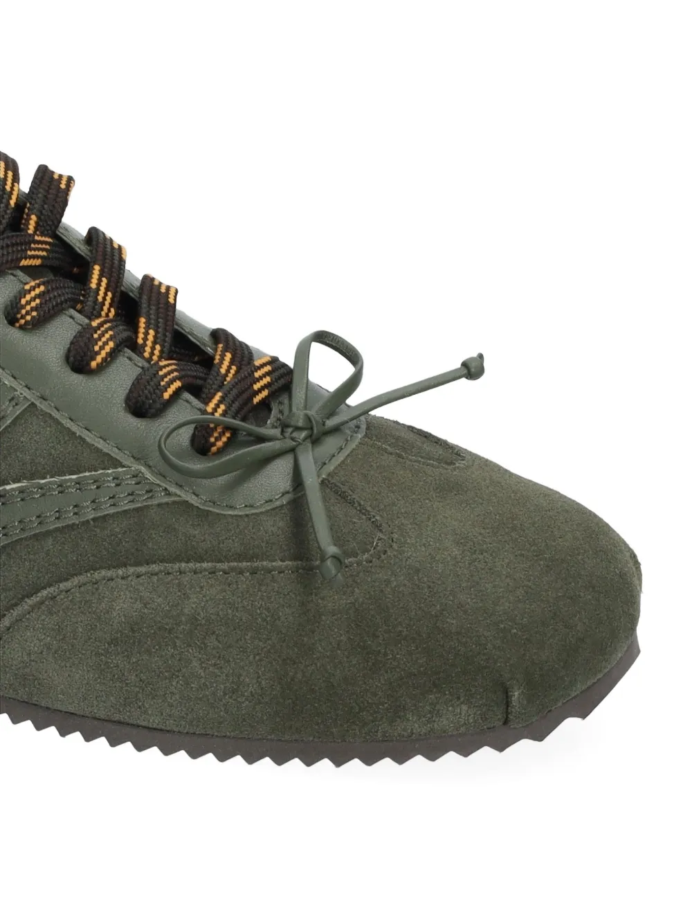 Bibi Lou suede-panelled sneakers Groen