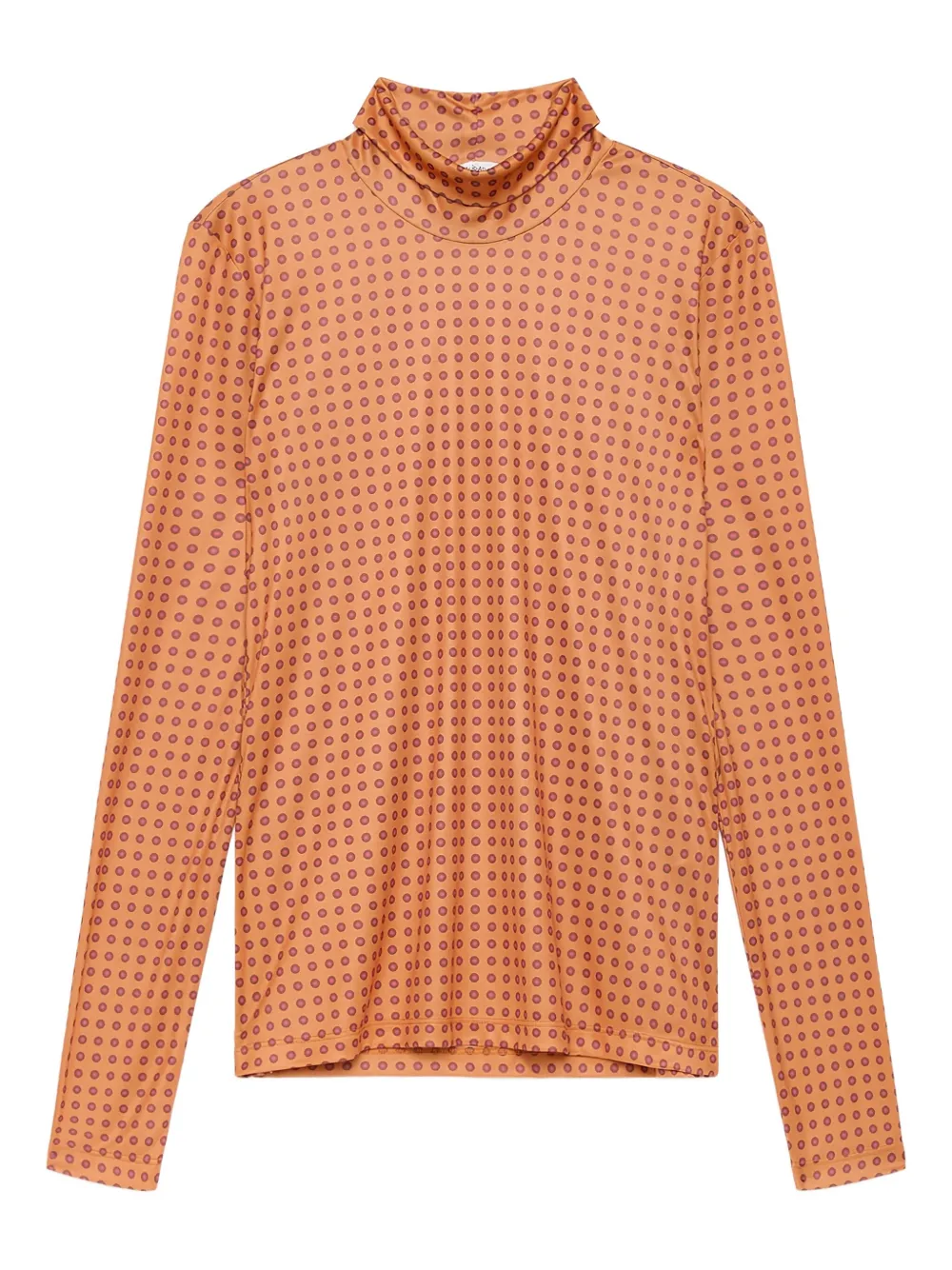 MALIPARMI polka dot halterneck top | Orange | Image 1