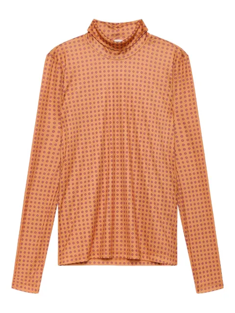 MALIPARMI polka dot halterneck top
