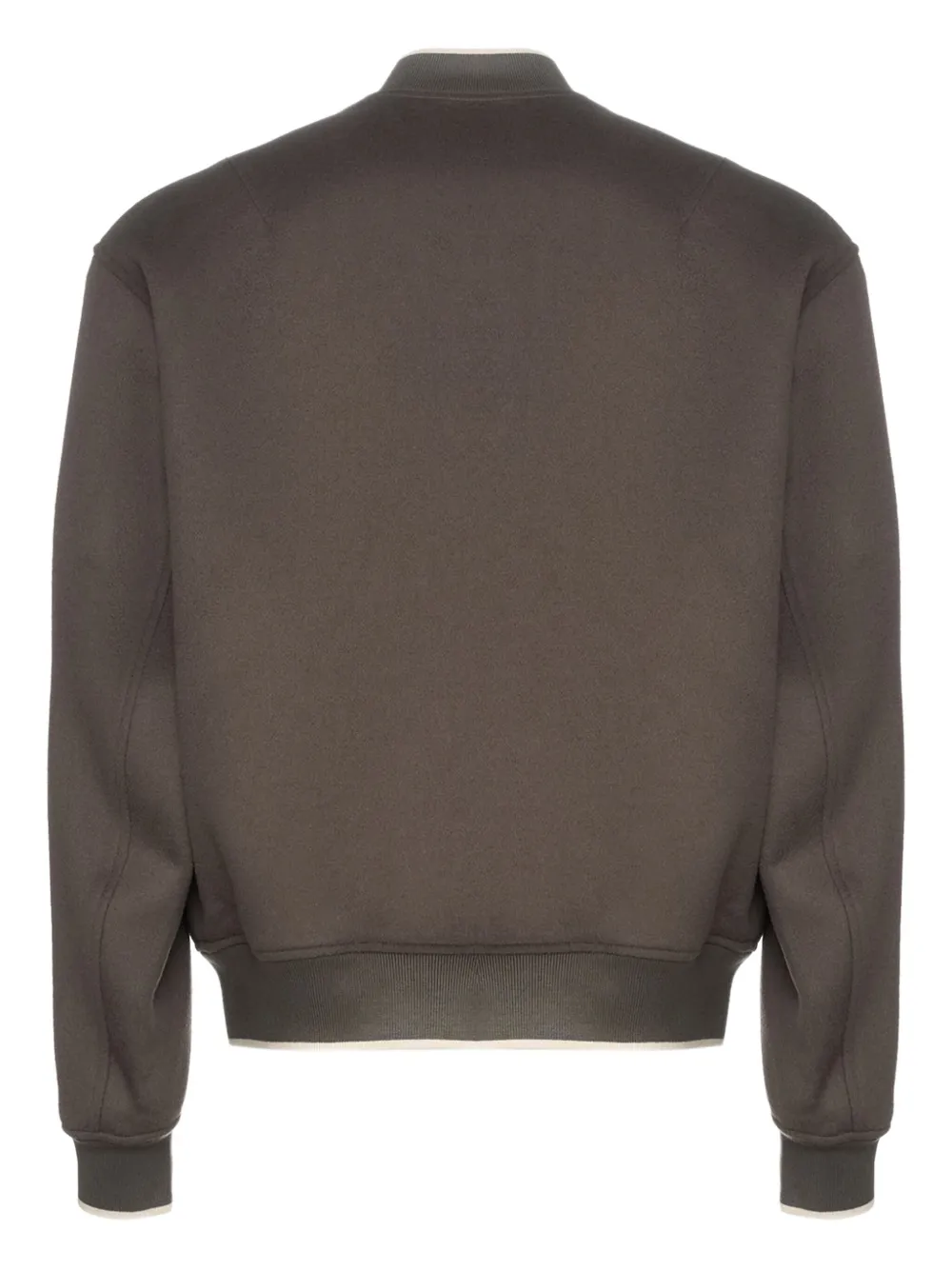 Emporio Armani zip ribbed collar jacket | Bomber Jackets | Image 2