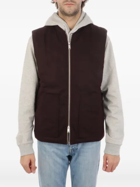 Autry zip pocket gilet