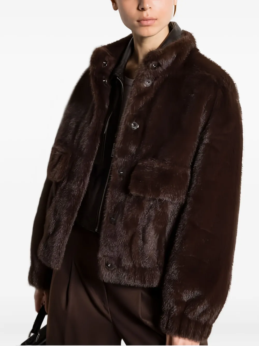 Ba&sh Paros Jacket In Brown