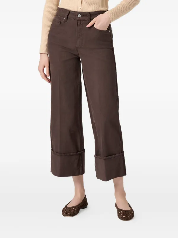 PAIGE Sasha Jeans in Brown