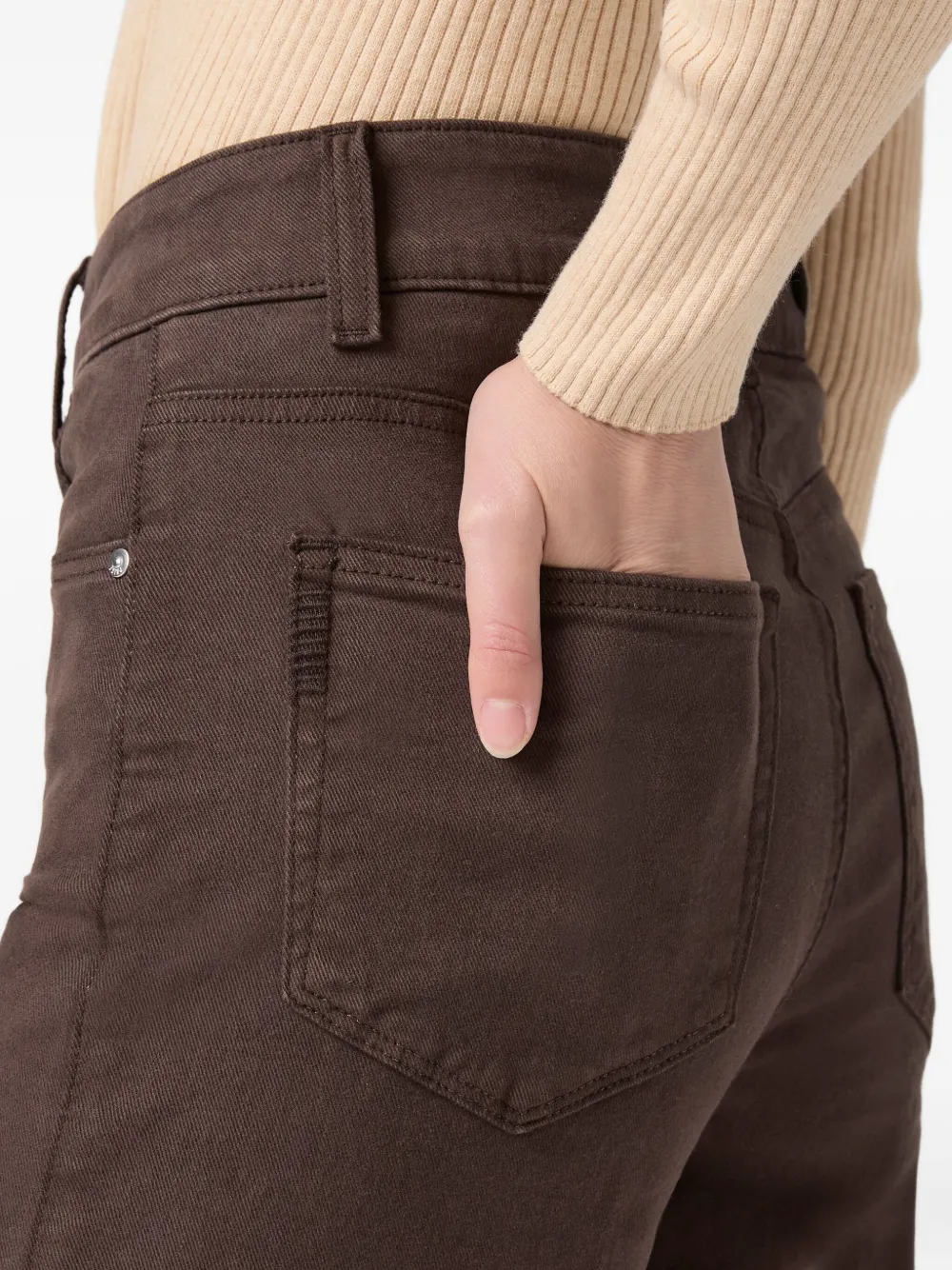 PAIGE Sasha jeans Bruin