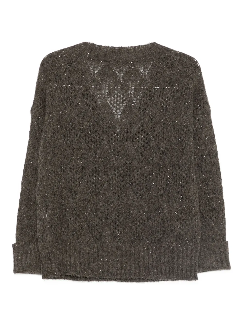 D.Exterior openwork sweater | Knitted Sweaters | Image 2