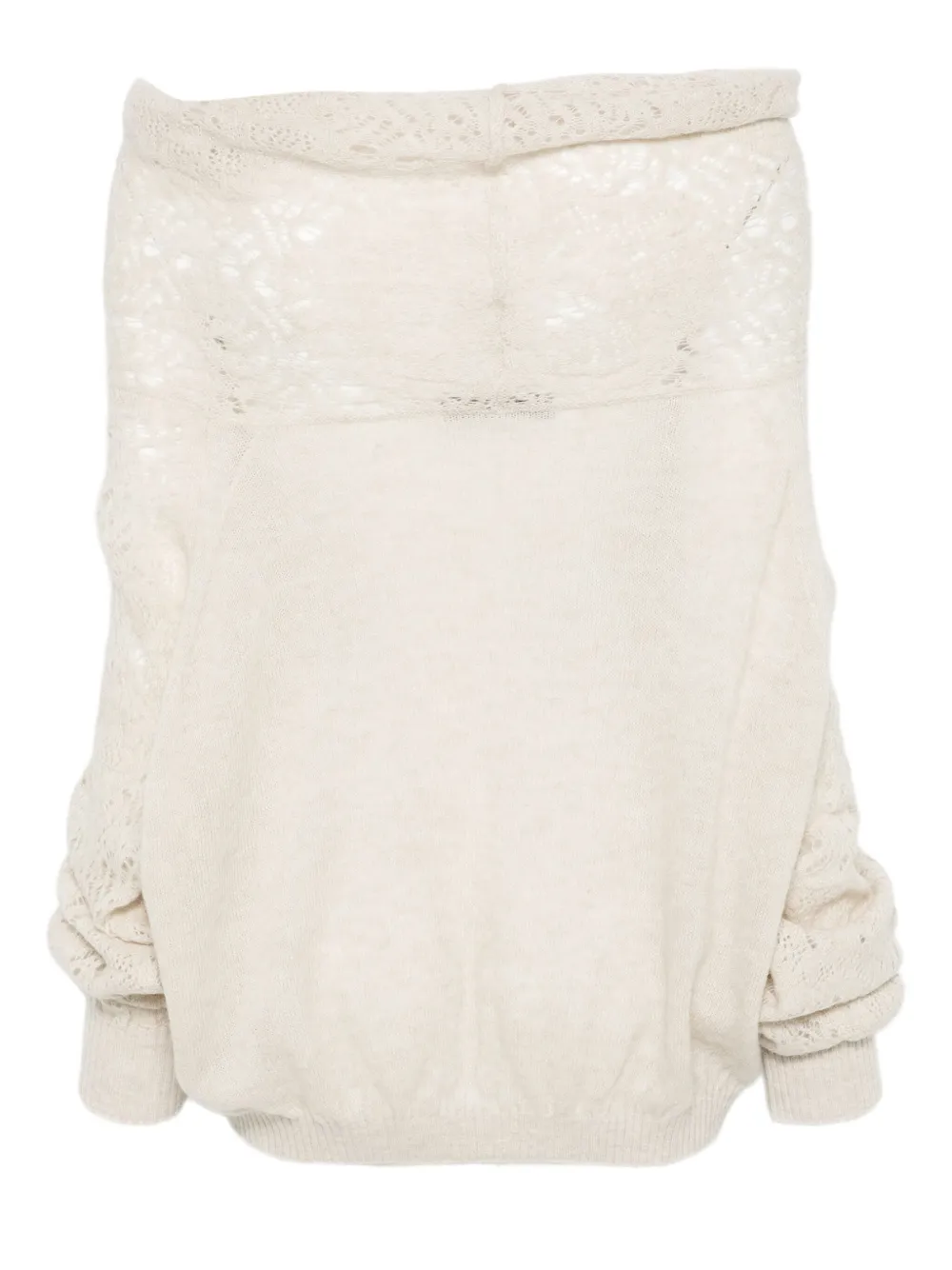 D.Exterior Trui met diepe hals Wit