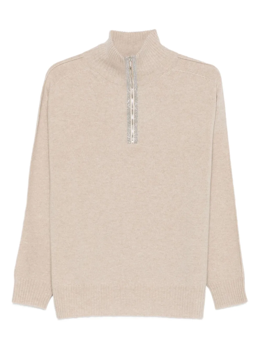 D.Exterior ハーフジップ セーター - ニュートラル