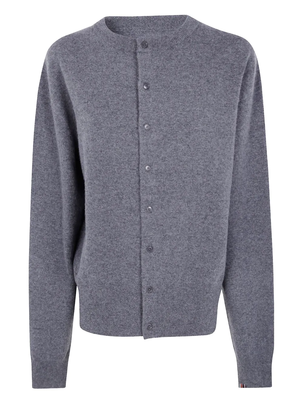 Extreme Cashmere Buttoned Cardigan In Gray