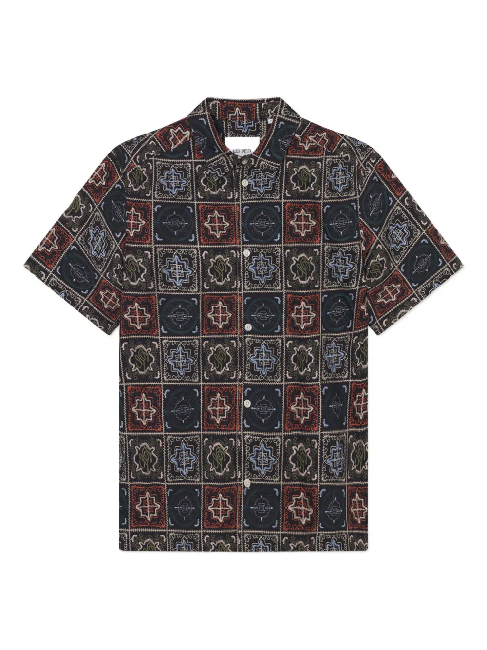 Les Deux Camisa mangas curtas com patchwork | Colorido | Image 1