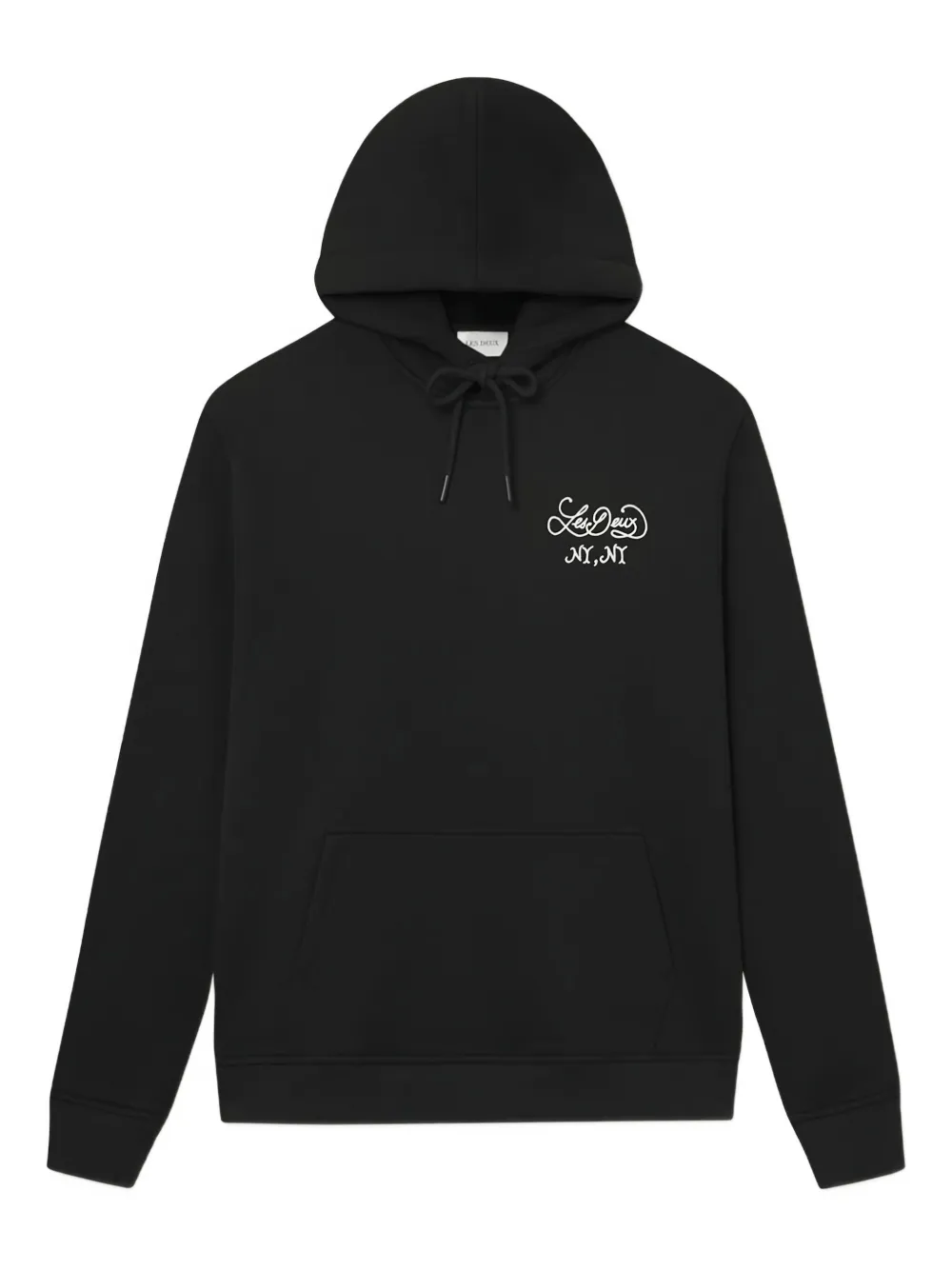 Les Deux Hoodie mit Apfel-Print | Schwarz | Image 1