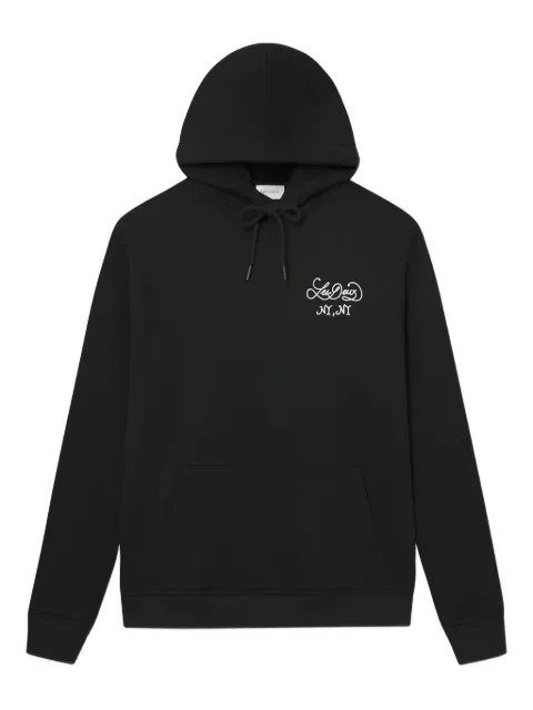 Les Deux apple-print cotton hoodie