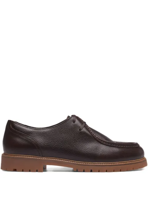 Les Deux leather lace-up shoes