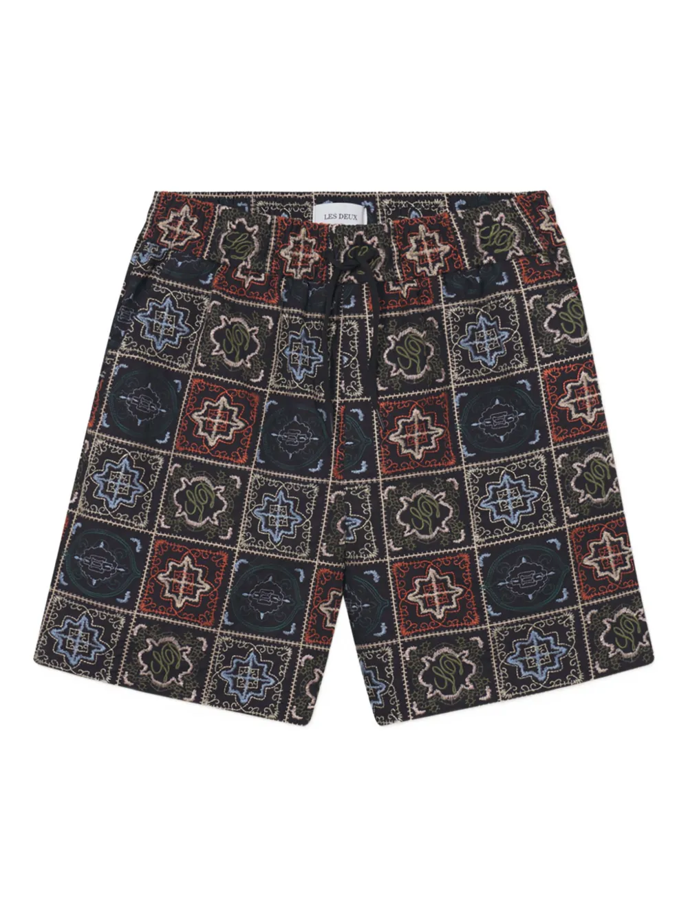 Les Deux short à design patchwork | multicolore | Image 1
