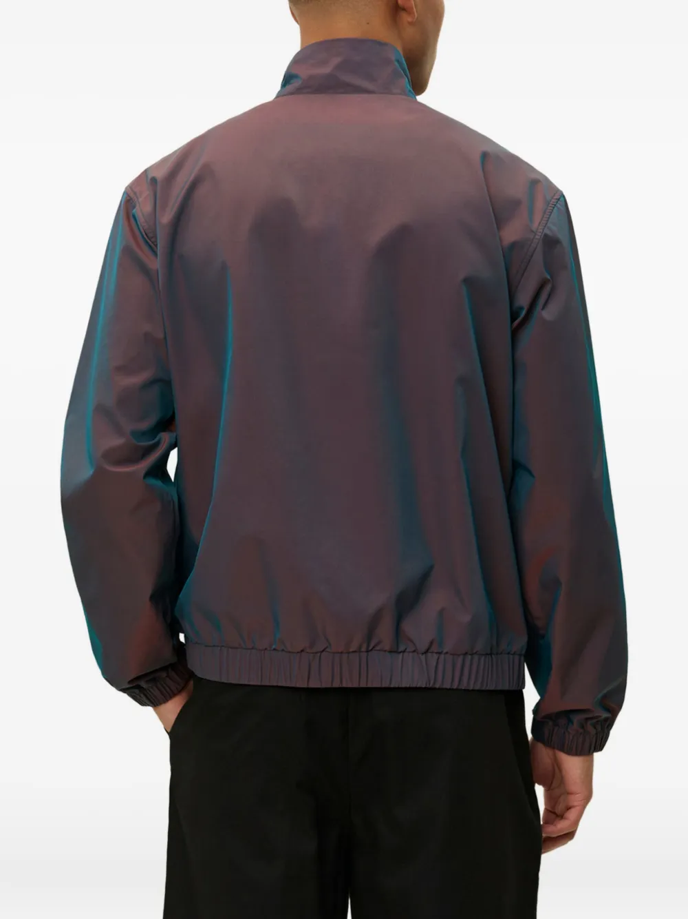 Les Deux Iridescent Bomber Jacket In Multi