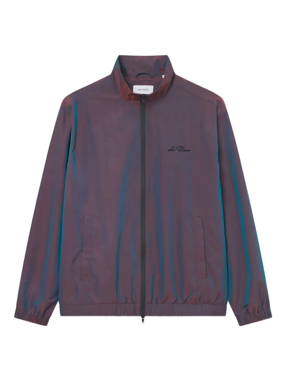 Les Deux Iridescent Bomber Jacket In Multi