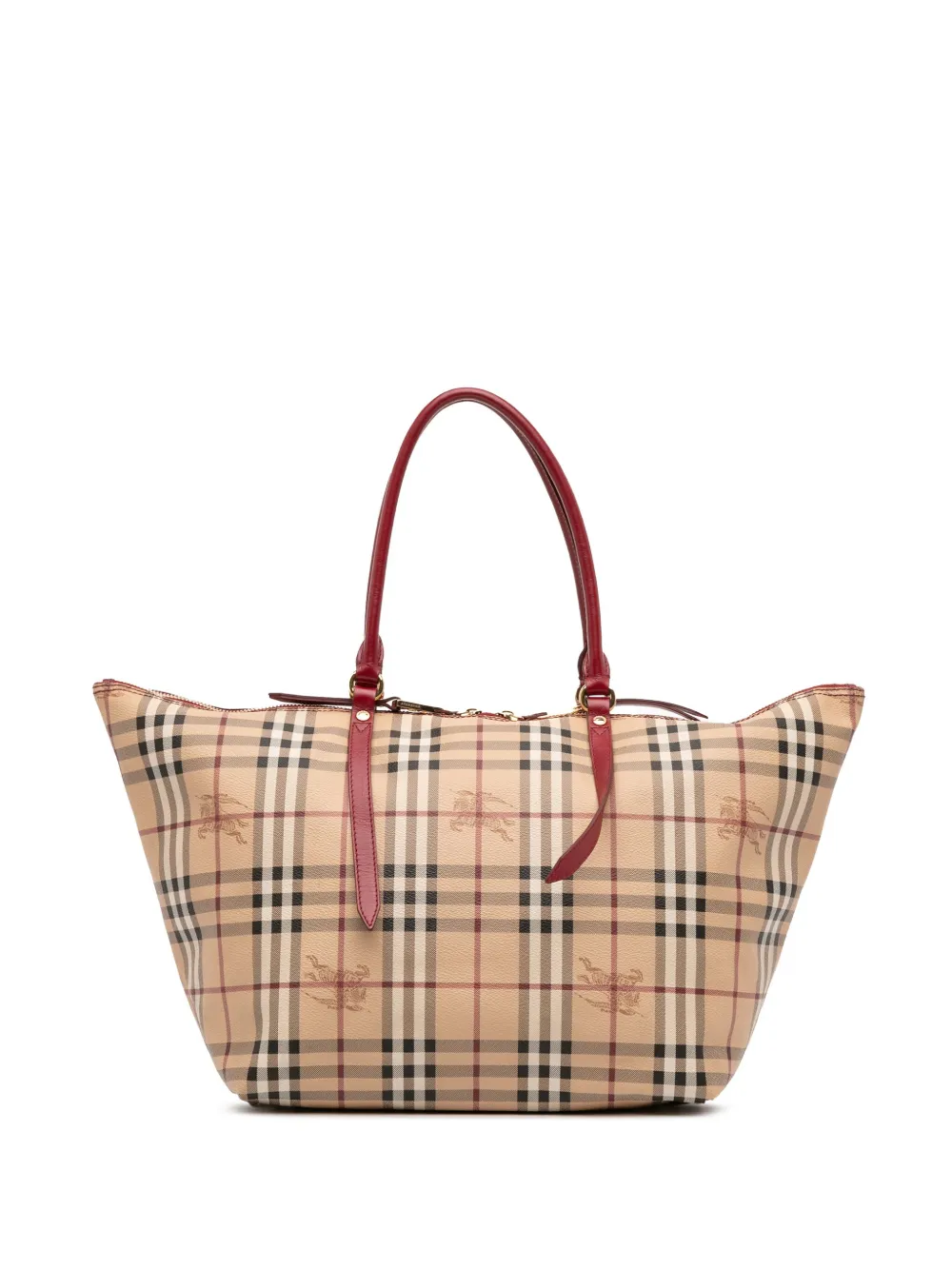Burberry Pre-Owned 2000-2017 ミディアム ヘイマーケットチェック コーテッドキャンバス ソールズベリー Burberry Pre-Owned 2000-2017 ミディアム ヘイマーケットチェック コーテッドキャンバス ソールズベリー