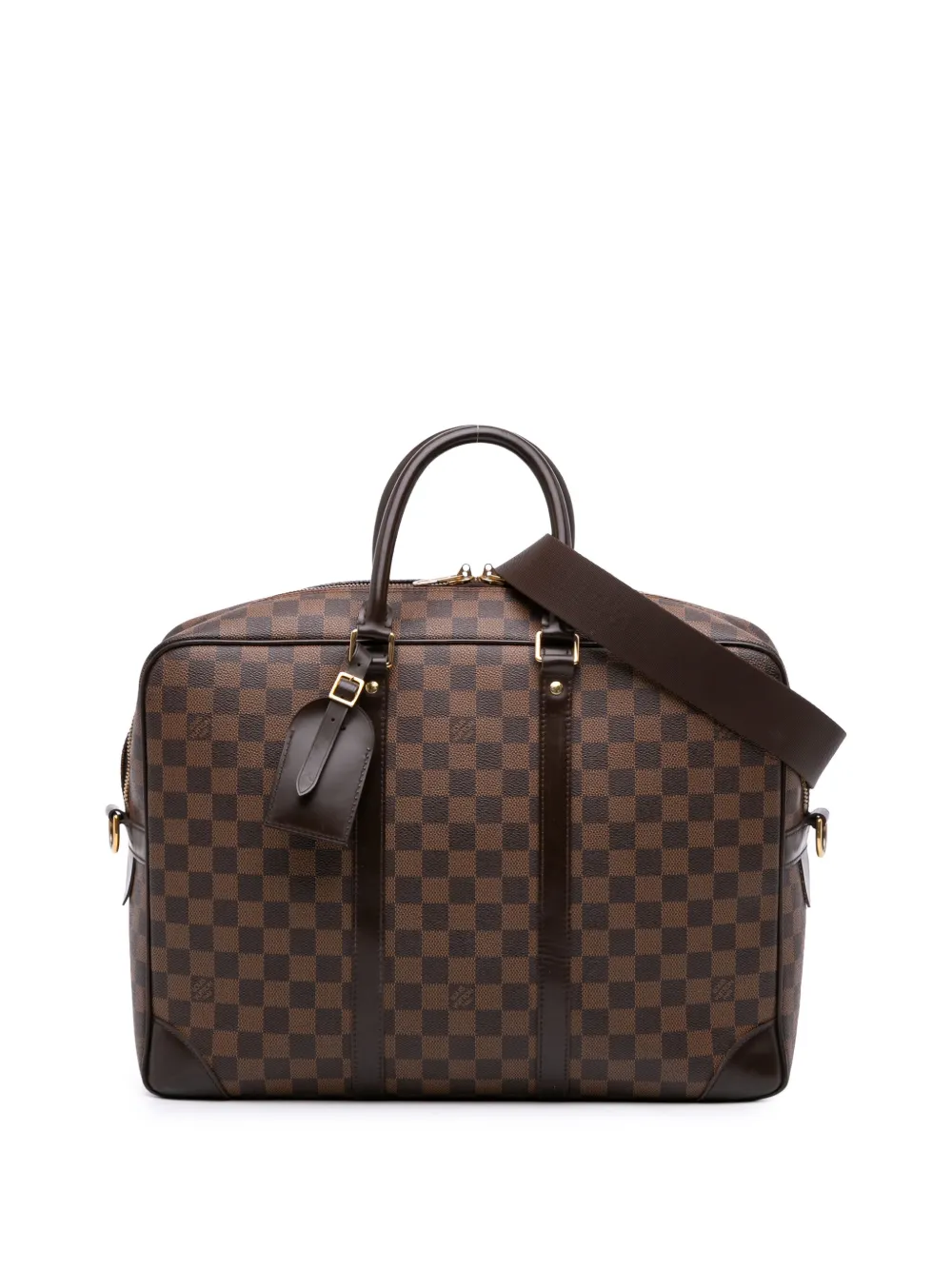 Louis Vuitton Pre-Owned 2010 Damier Ebene Porte Documents Voyage GM Louis Vuitton Pre-Owned 2010 Damier Ebene Porte Documents Voyage GM