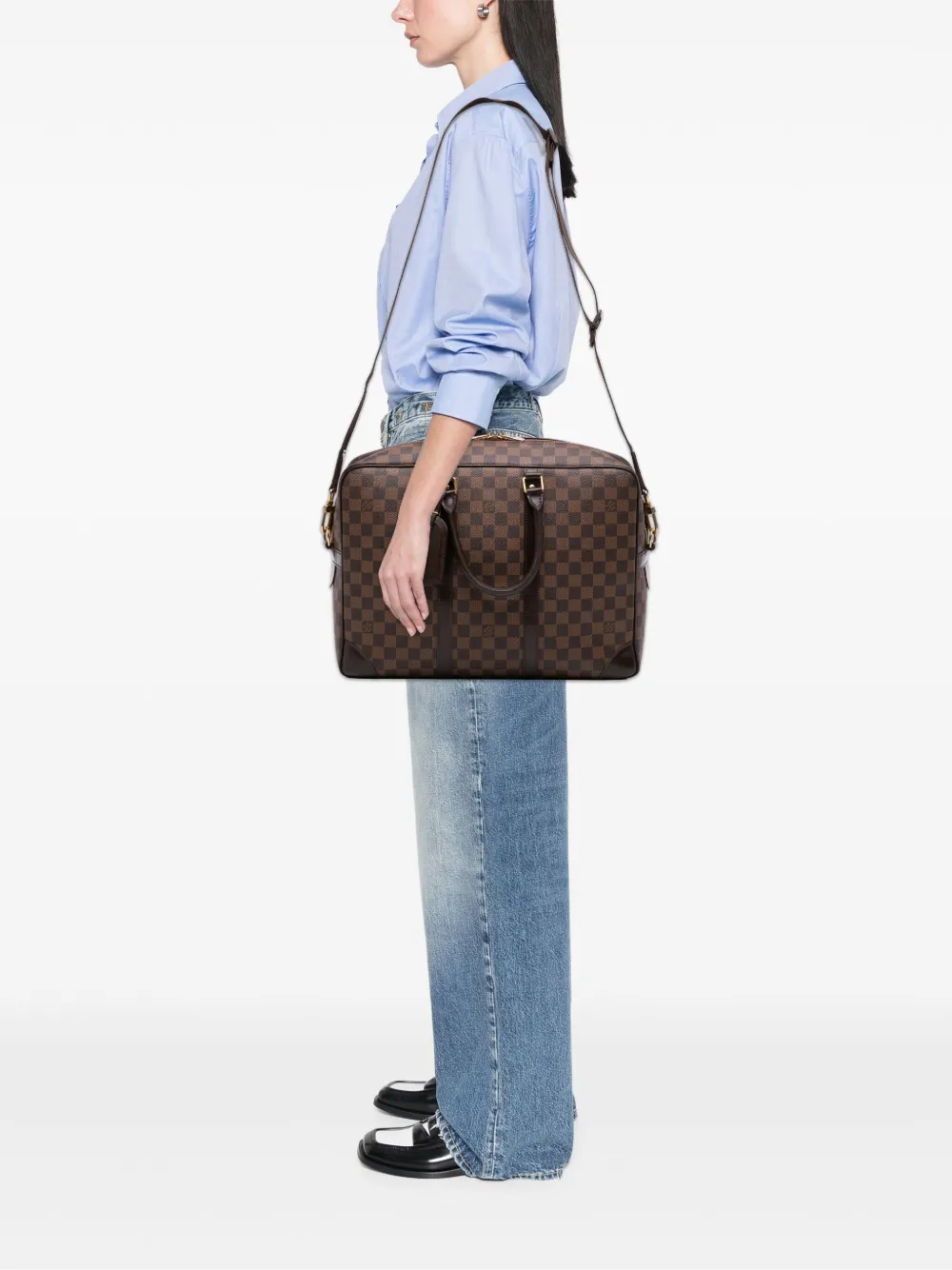 Louis Vuitton Pre-Owned 2010 Damier Ebene Porte Documents Voyage GM business bag | Pre-Owned | Image 2