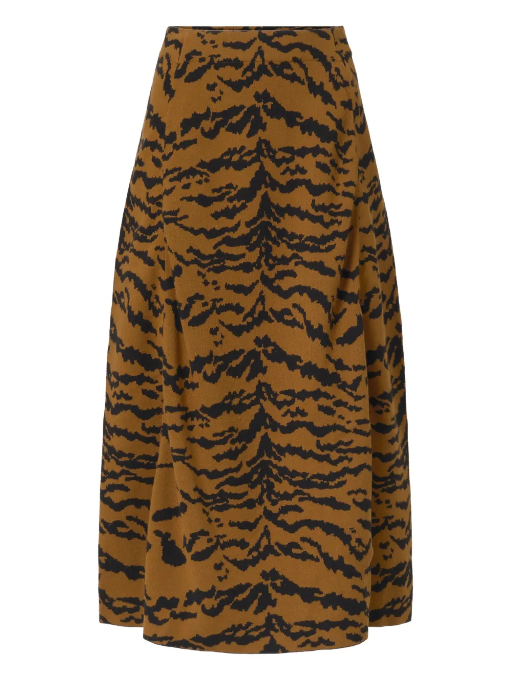 Essentiel Antwerp tiger-print skirt - Bruin