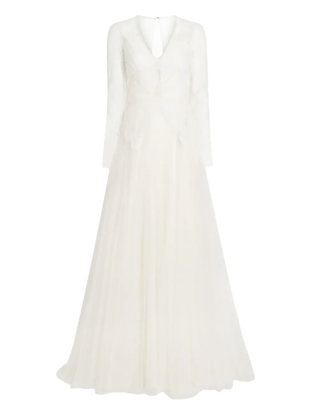 Jenny Packham Abito a maniche lunghe - Bianco