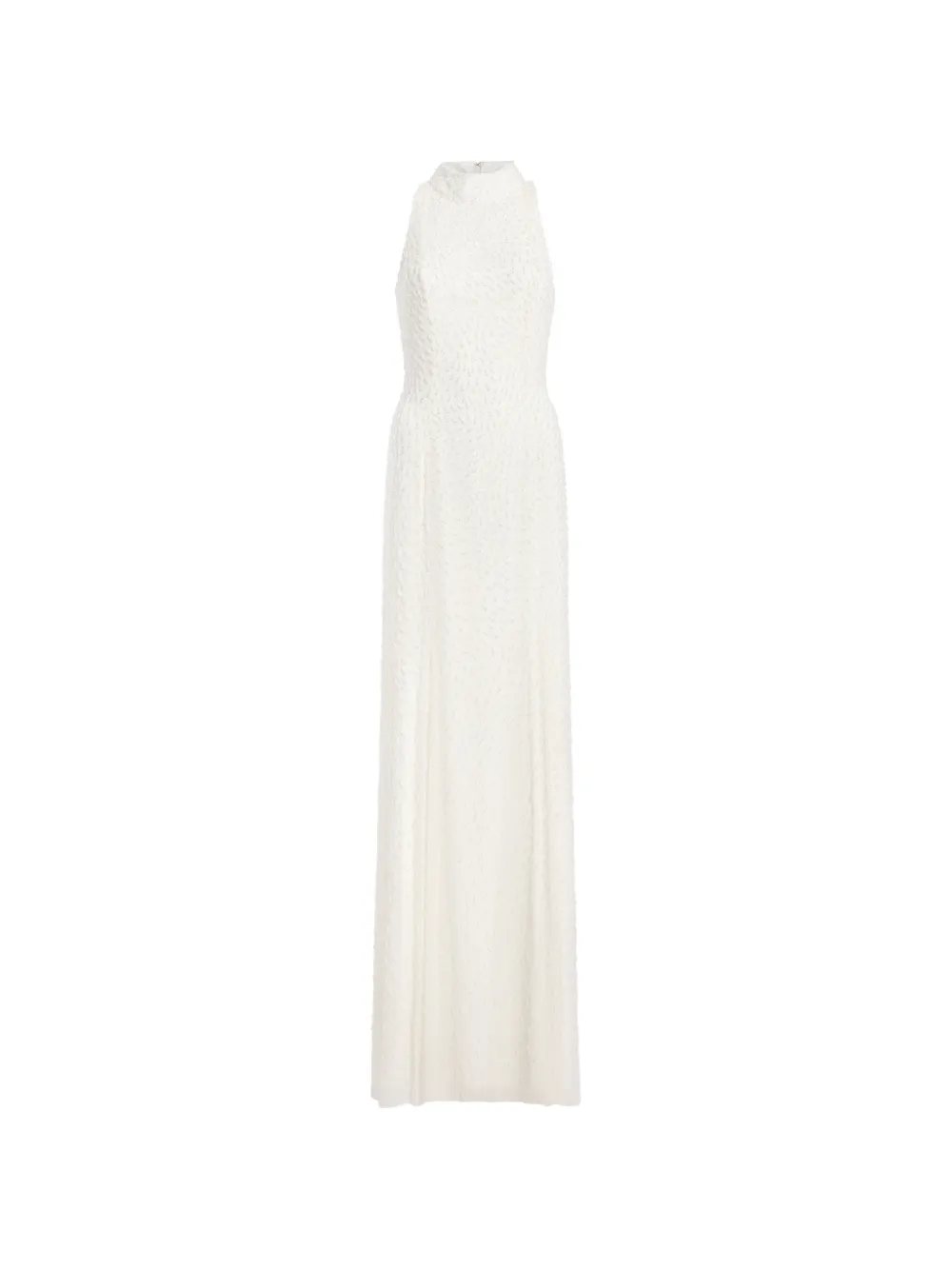 Jenny Packham Mischief embellished high-neck maxi dress - Bianco
