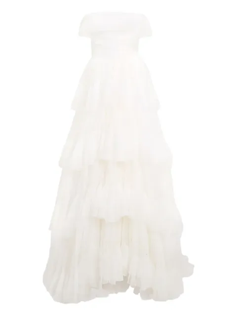 Jenny Packham Angel Falls tiered maxi dress