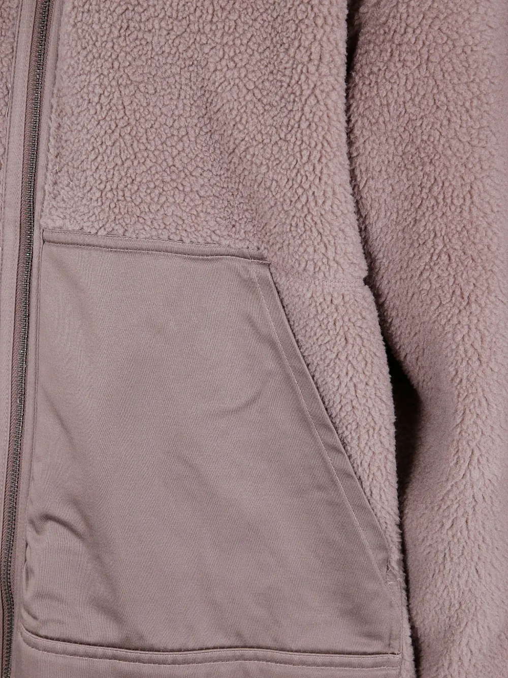 adidas Fleece sweater met rits Roze