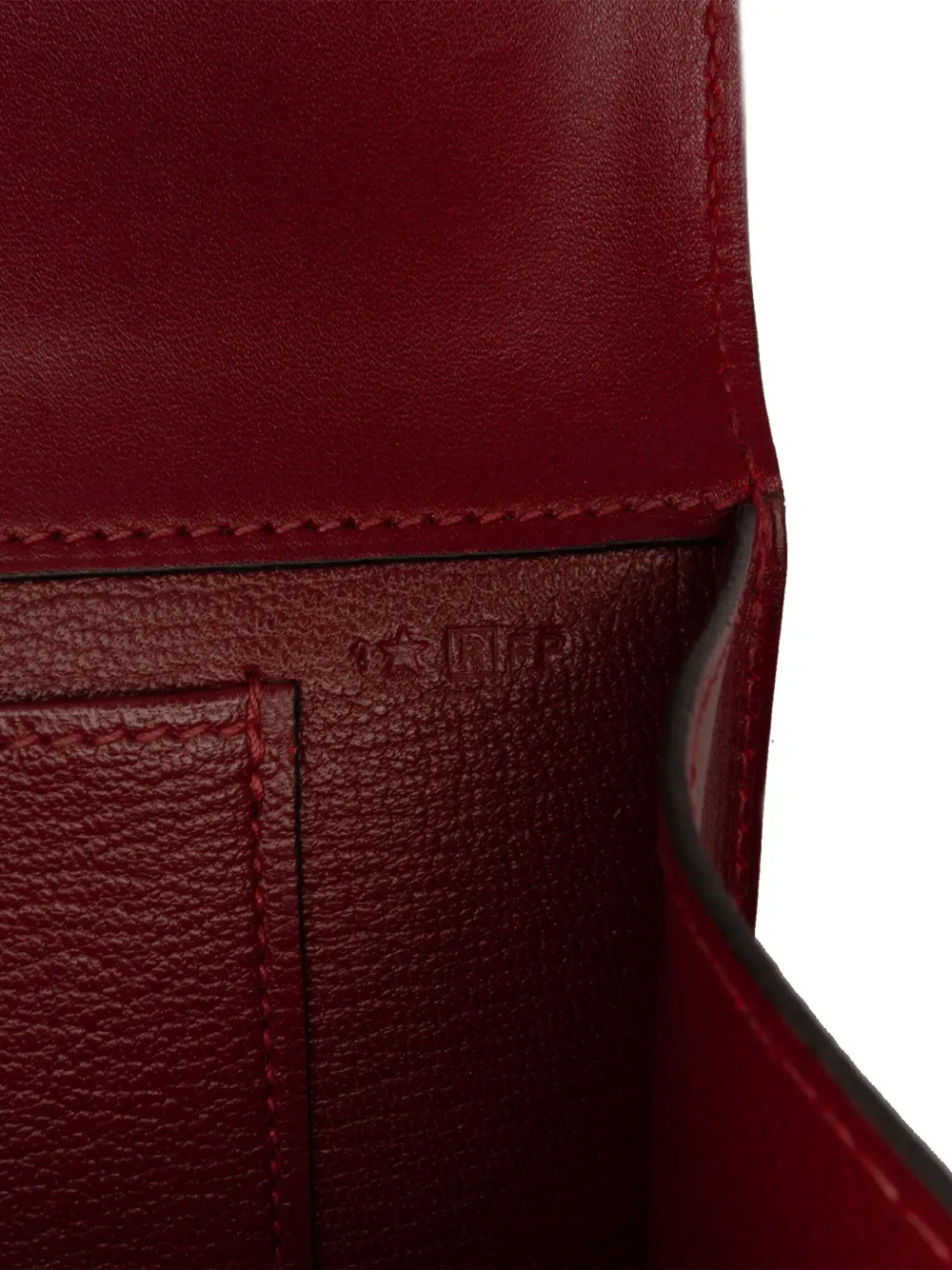 Pre-owned Hermes 2014 Swift Medor 23 Clutch Bag In Red