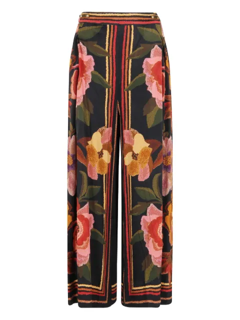 FARM Rio floral-print trousers