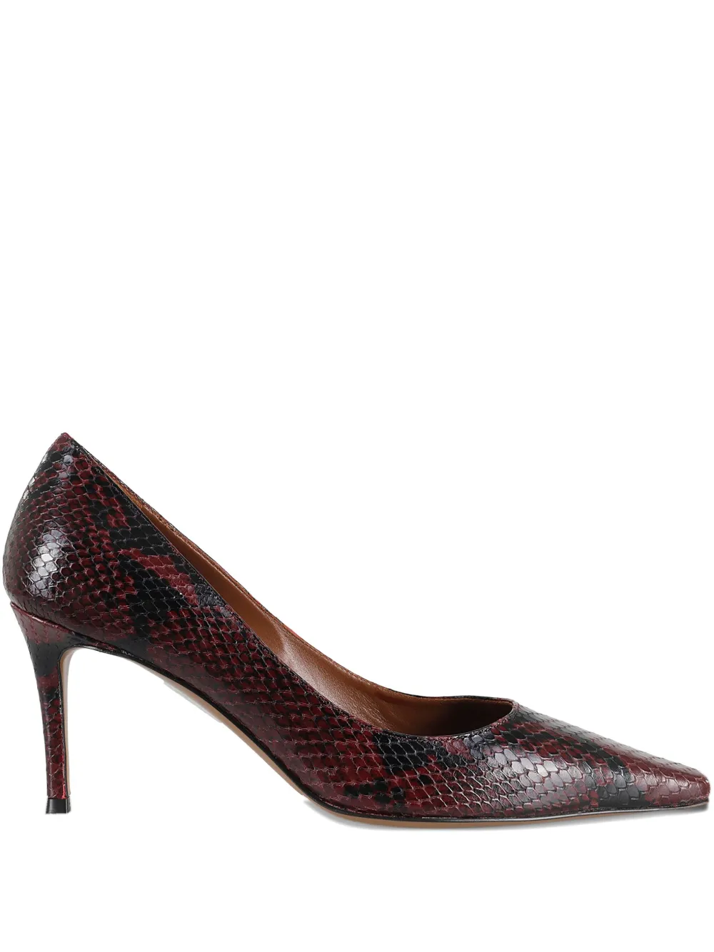 Roberto Festa 75mm Pointed Pumps In Brown