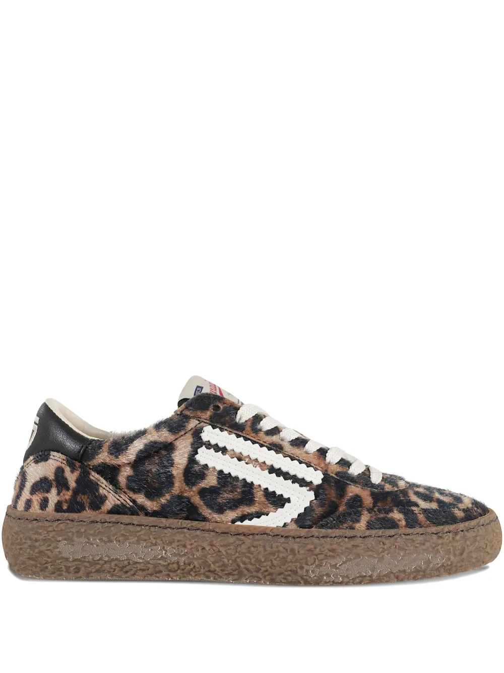 Puraai Sneakers met dierenprint Bruin