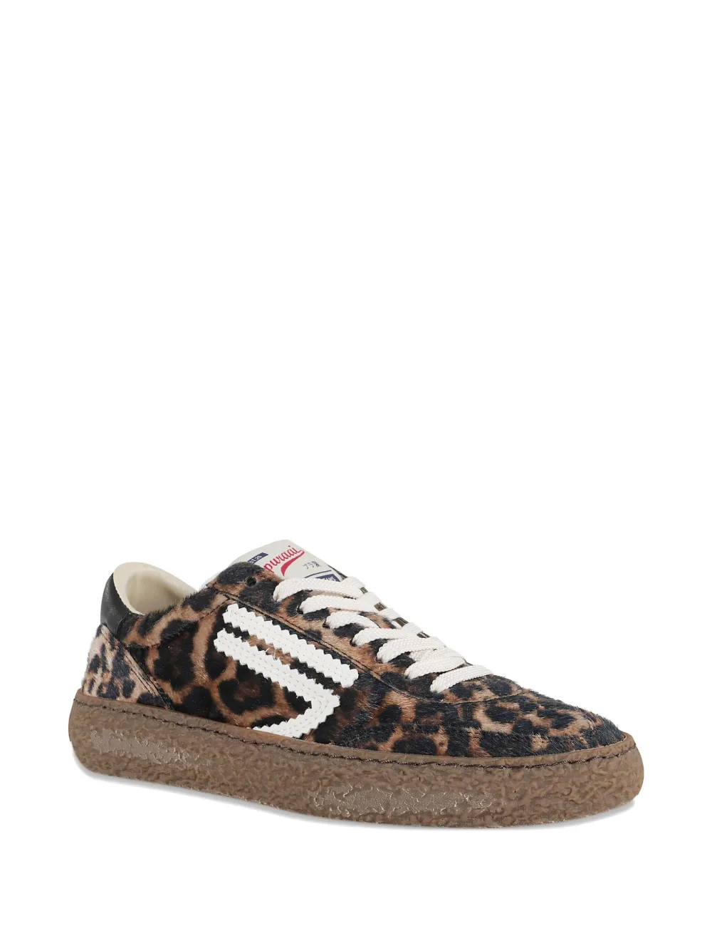 Puraai Sneakers met dierenprint - Bruin