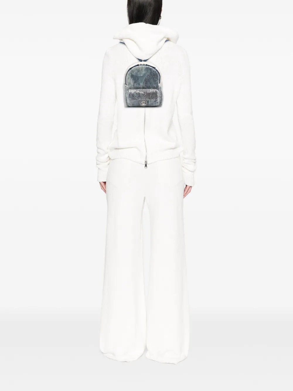 CHANEL Pre-Owned 2018-2019 Sequin Waterfall backpack | Pre-Owned | Image 2