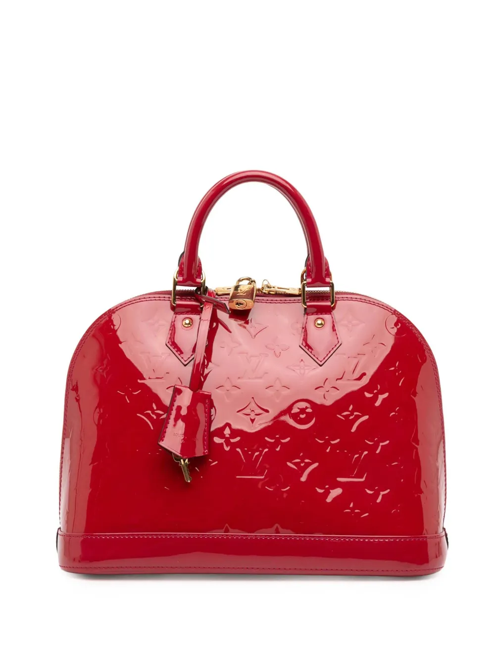 Louis Vuitton Pre-Owned 2014 モノグラム ヴェルニ アルマ PM ハンドバッグ - レッド Louis Vuitton Pre-Owned 2014 モノグラム ヴェルニ アルマ PM ハンドバッグ - レッド
