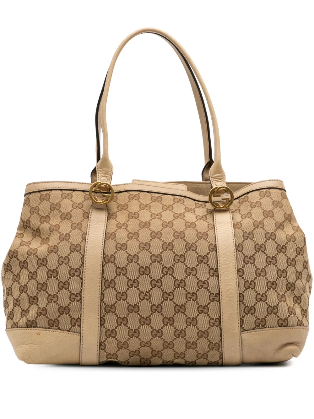 Gucci Pre-Owned 2016-2025 GGキャンバス ミス GG ハンドバッグ - ブラウン Gucci Pre-Owned 2016-2025 GGキャンバス ミス GG ハンドバッグ - ブラウン